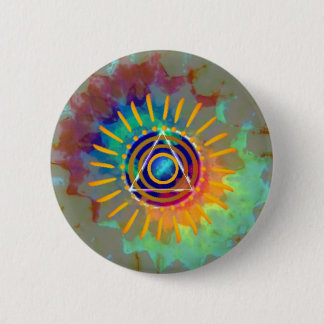 Spiritueel Tyedye Ronde Button 5,7 Cm