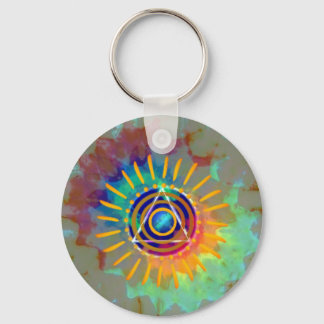 Spiritueel Tyedye Sleutelhanger