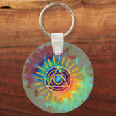 Spiritueel Tyedye Sleutelhanger (Voorkant)