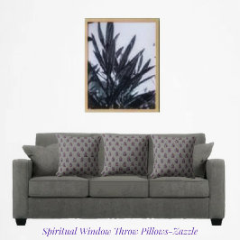 Spiritueel venster kussen