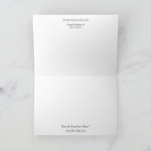 Spiritueel Wenskaart met witte buffels Kaart (Binnen)