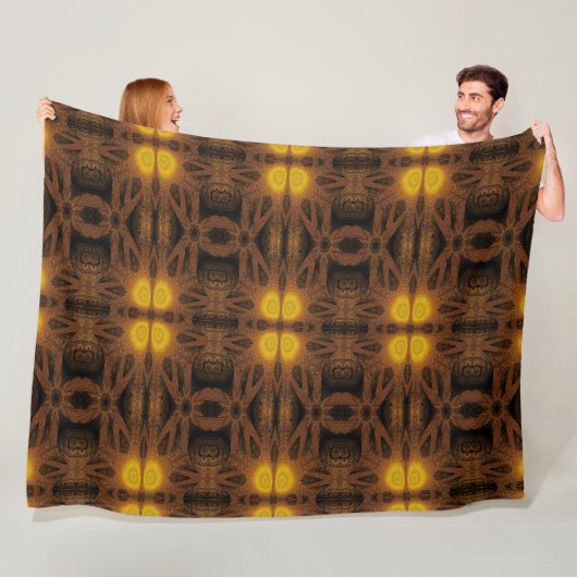 Spiritueel zonneschijn 4 fleece deken (In situ)