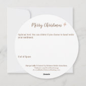 *~* Spiritueelste New age metafysische Feestdagenkaart (Achterkant)