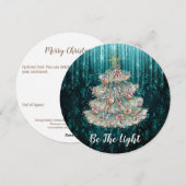 *~* Spiritueelste New age metafysische Feestdagenkaart (Voorkant / Achterkant)