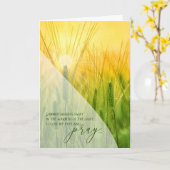 Spirituele aanmoediging voor zomerhitte kaart (Gele Bloem)