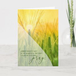 Spirituele aanmoediging voor zomerhitte kaart