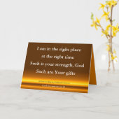 Spirituele acceptatie Een cursus in wonderen Kaart (Gele Bloem)