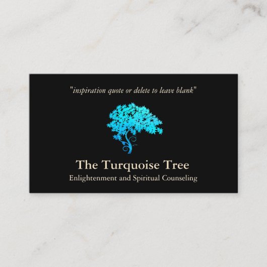 Spirituele adviesstructuur voor de levensstandaard visitekaartje (Voorkant)