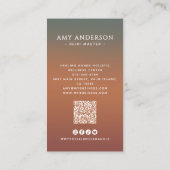 Spirituele/Alternatieve Wellness Healing Celestial Visitekaartje (Achterkant)