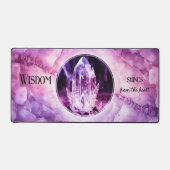 Spirituele Amethist Crystal Geode Foto Bureaumat (Voorkant)