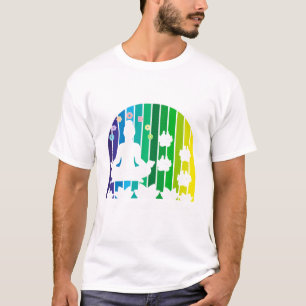 Spirituele Amstaff Moeder Yoga Chakra Meditatie T-shirt