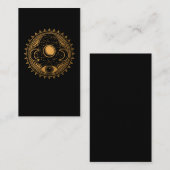 Spirituele Astronomie Mon Crescent Eye Visitekaartje (Voorkant / Achterkant)