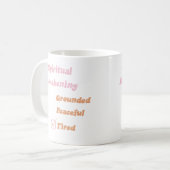 Spirituele Awakening Funny Koffiemok (Voorkant links)