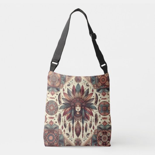 Spirituele Begeleiding Crossbody Tas (Voorkant)