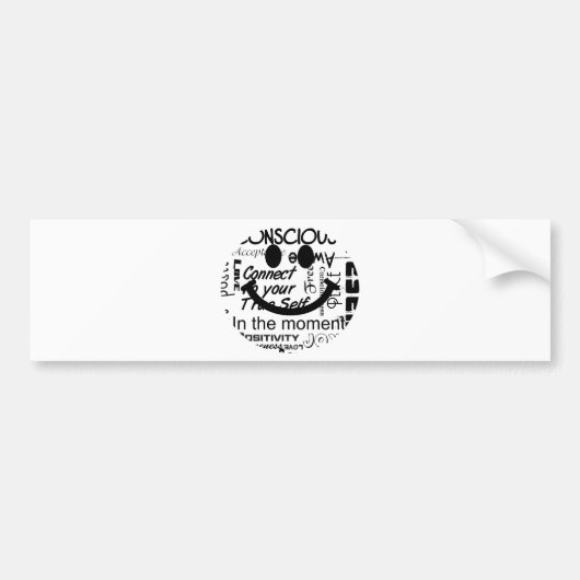 Spirituele bevestiging bumpersticker (Voorkant)