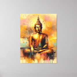 Spirituele Boeddha Canvas Afdruk