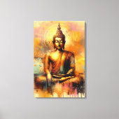 Spirituele Boeddha Canvas Afdruk (Voorkant)