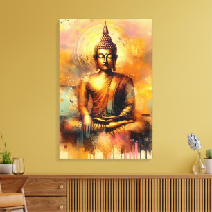 Spirituele Boeddha Canvas Afdruk