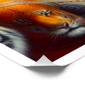 spirituele Boeddha en olifant Perfect Poster (Hoek)