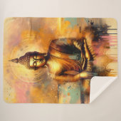 Spirituele Boeddha Sherpa Deken (Voorkant (horizontaal))