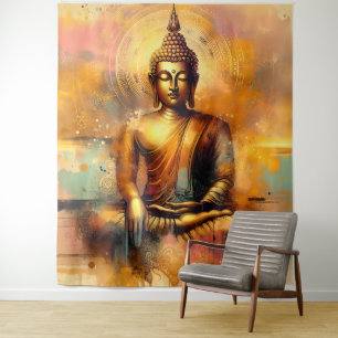 Spirituele Boeddha Wandkleed