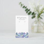 Spirituele Boho Amethyst Crystals die juwelen oort Visitekaartje (Staand voorkant)