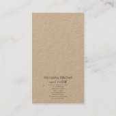 Spirituele Boho Amethyst Crystals die juwelen oort Visitekaartje (Achterkant)