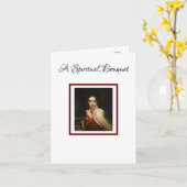 Spirituele Bouquet St. Teresa van Avila Kaart (Gele Bloem)