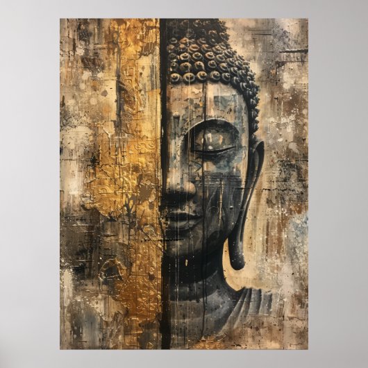 Spirituele Buddha Canvas Print voor Tranquil Home  (Voorkant)