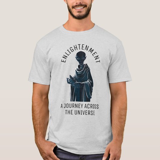 Spirituele buitenaardse monnik t-shirt (Voorkant)