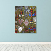Spirituele canvasprint canvas afdruk (Insitu (Houten vloer))