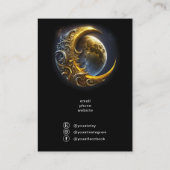 Spirituele Celestial Earring Display Holder Visitekaartje (Achterkant)