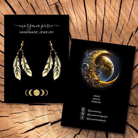 Spirituele Celestial Earring Display Holder Visitekaartje