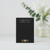 Spirituele Celestial Earring Display Holder Visitekaartje (Staand voorkant)