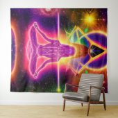Spirituele Chakra Tapestry Wandkleed (In Situ (horizontaal))