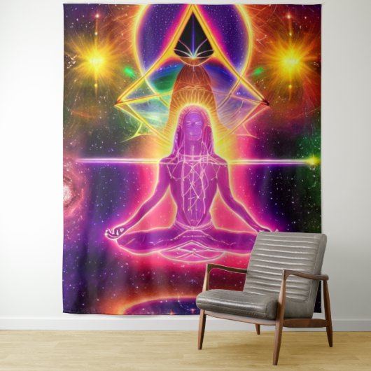 Spirituele Chakra Tapestry Wandkleed (In situ)