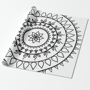 Spirituele cirkel rond Mandala tattoo Cadeaupapier