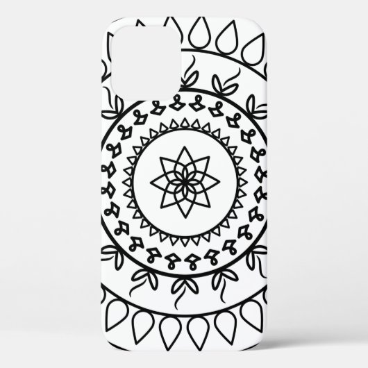 Spirituele cirkel rond Mandala tattoo Case-Mate iPhone Case (Achterkant)