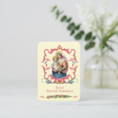 SPIRITUELE COMMUNAUTAIRE HOLY CARD CATHOLIC PRAYER VISITEKAARTJE (Staand voorkant)