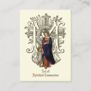 SPIRITUELE COMMUNAUTAIRE HOLY CARD CATHOLIC PRAYER VISITEKAARTJE