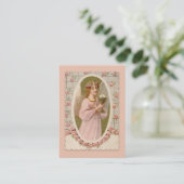 SPIRITUELE COMMUNAUTAIRE HOLY CARD CATHOLIC PRAYER VISITEKAARTJE (Staand voorkant)