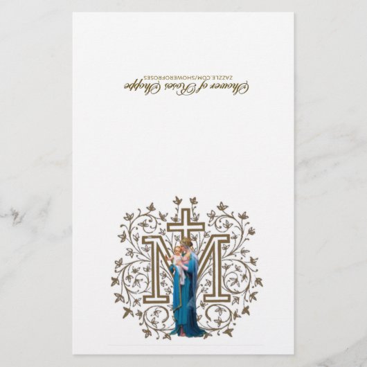 Spirituele communiqué van de gevlekte Maagd Maria (Voorkant)