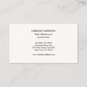 Spirituele derde oog yoga instructeur Visitekaartj Visitekaartje (Achterkant)