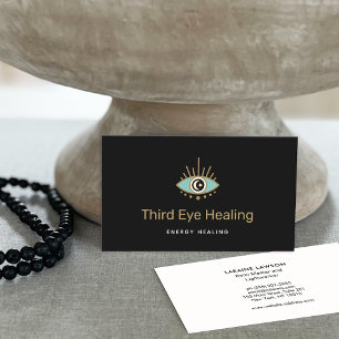 Spirituele derde oog yoga instructeur Visitekaartj Visitekaartje