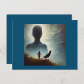 Spirituele Dier Spotvogel 1 Briefkaart (Voorkant / Achterkant)