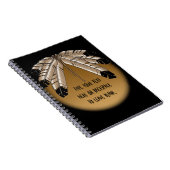 Spirituele dierentuin met standaard art. Notitiebo Notitieboek (Rechterzijde)