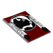 Spirituele dierentuin met standaard art. Notitiebo Notitieboek (Rechterzijde)