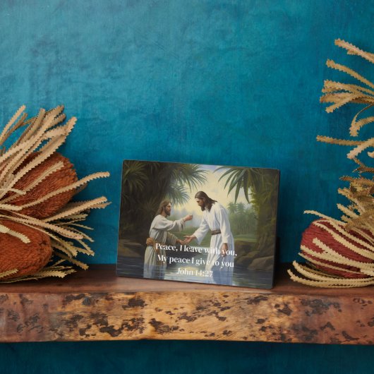 Spirituele doopplaque fotoplaat (Zijkant)