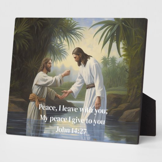 Spirituele doopplaque fotoplaat (Zijkant)