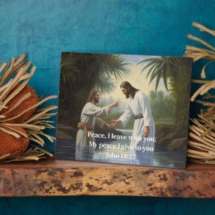 Spirituele doopplaque fotoplaat